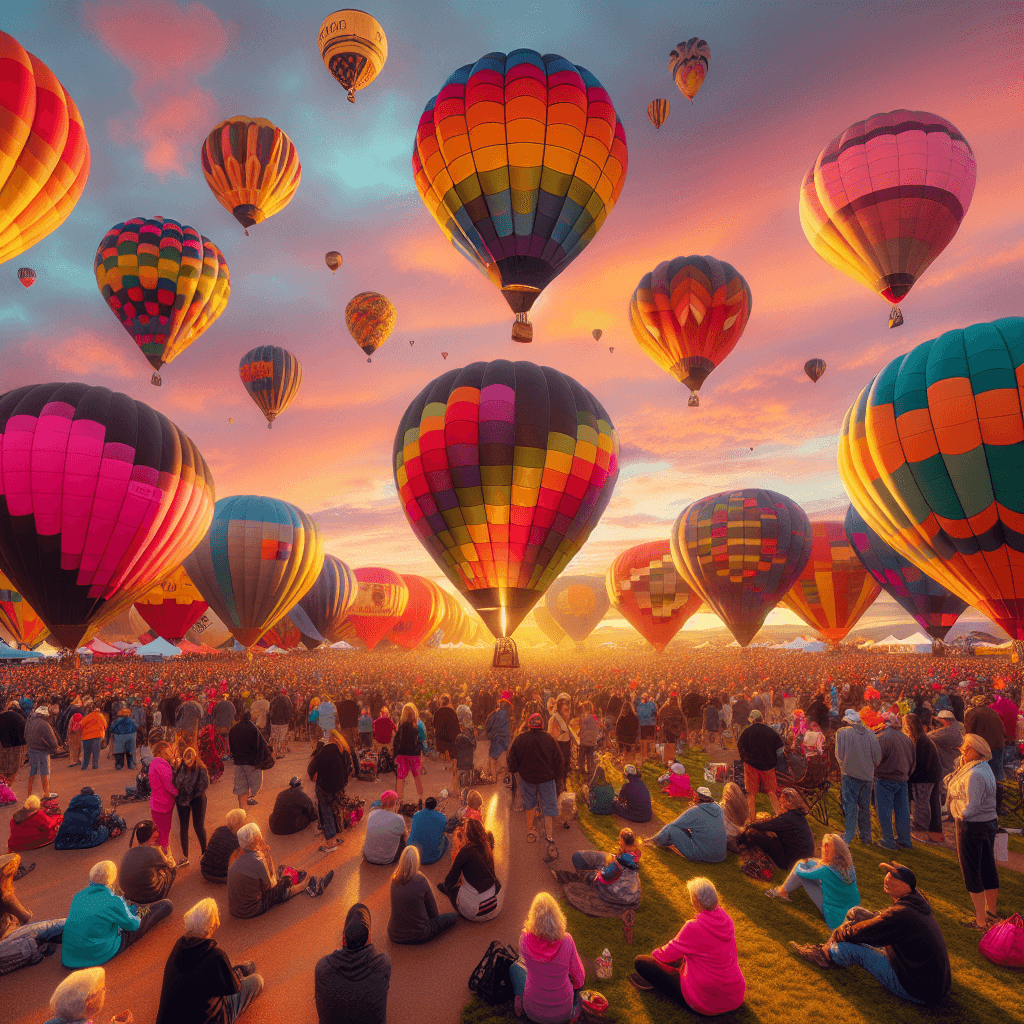 Albuquerque Hot Air Balloon Festival - Albuquerque, USA Paint By Color