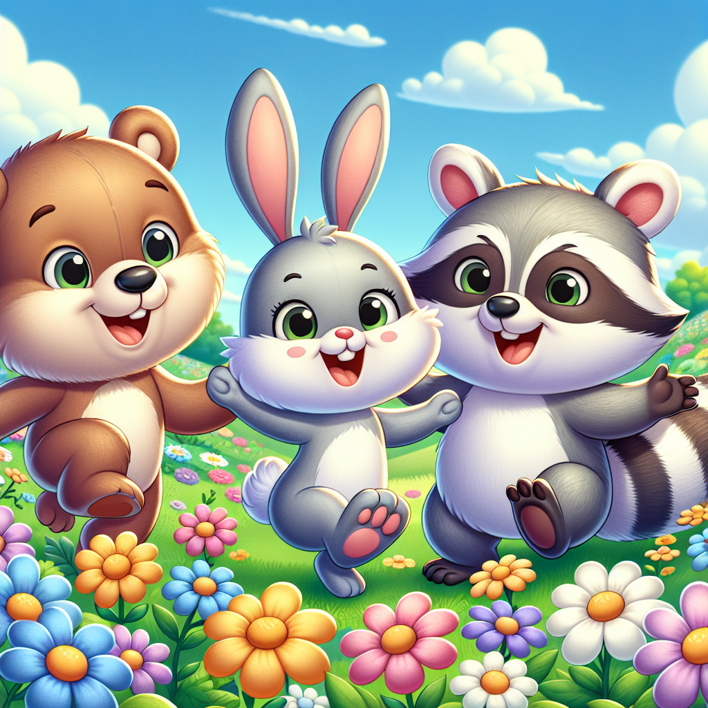 Animal Friends Day Out Number Painting