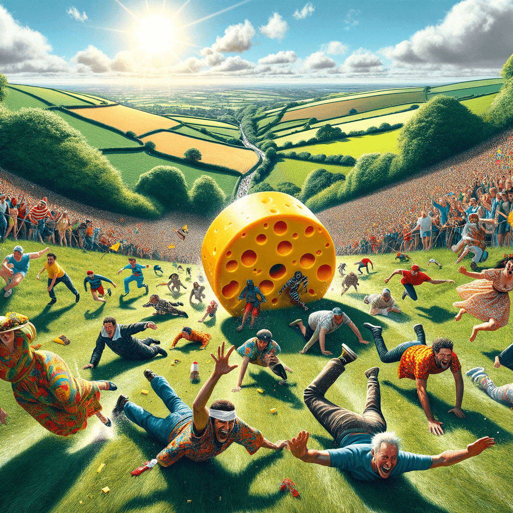 Cooper's Hill Cheese-Rolling - England Paint By Color