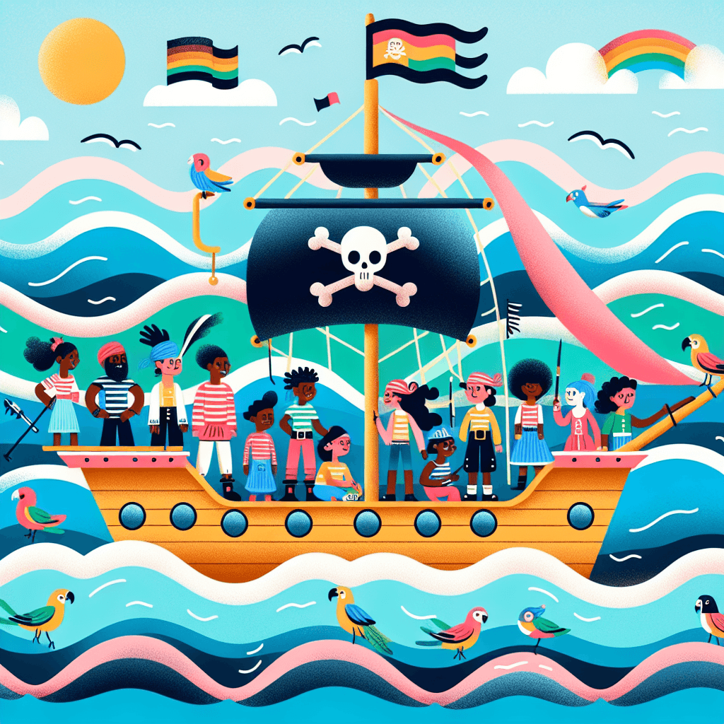 Epic Pirate Voyage Number Painting