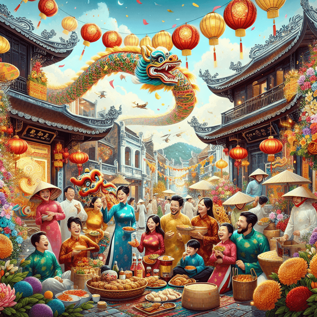 Chinese New Year - Vietnam Paint By Numbers Kits