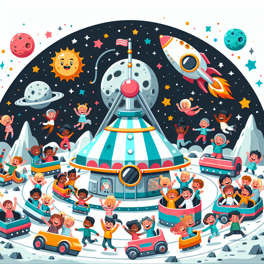 Outer Space Adventure Park Painting Number Kit