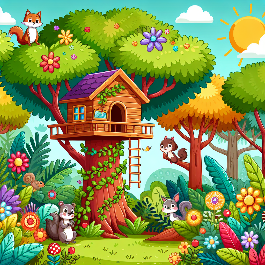 The Enchanted Treehouse Painting Number Kit