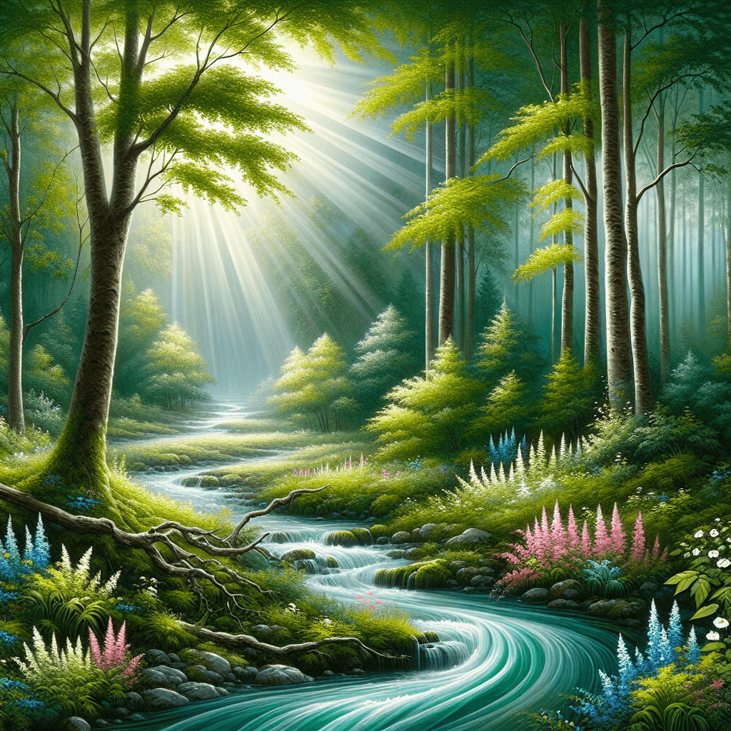 Forest Retreat Number Painting