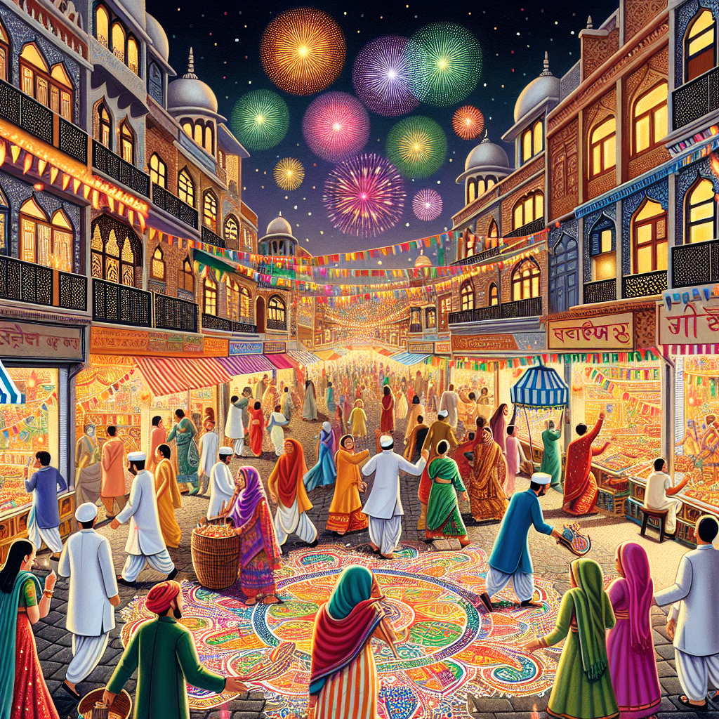 Diwali Fest - Singapore Paint By Numbers Art