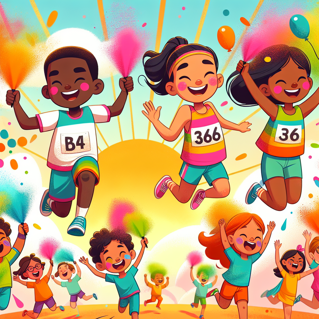 Rainbow Adventure Run Numbered Painting Kits