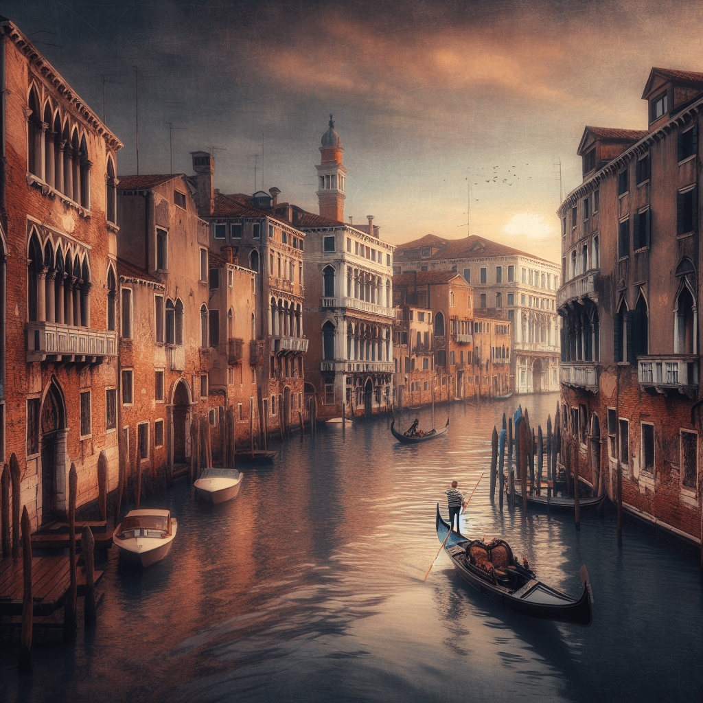 Sailing Through Venice Paint By Numbers Kits