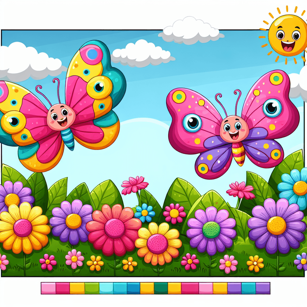 Silly Butterfly Friends Paint By Numbers Kits