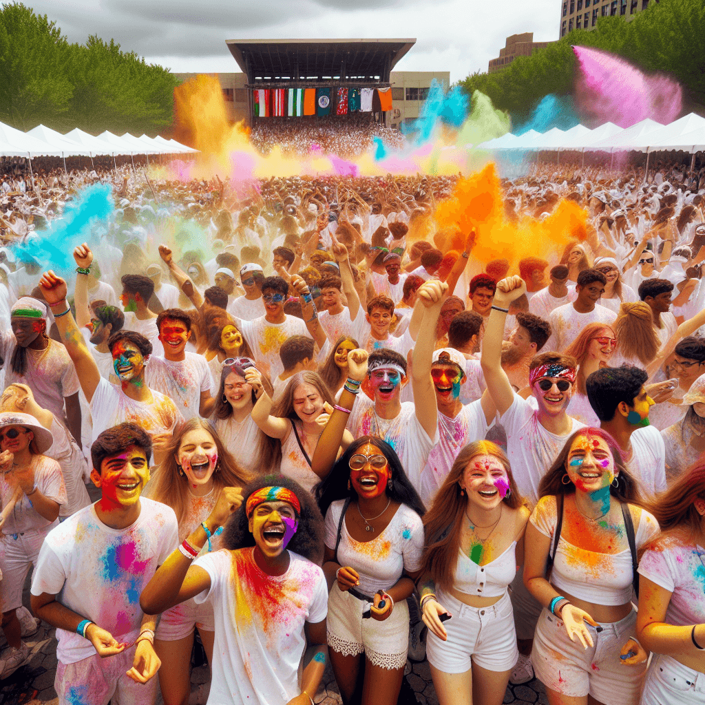 Holi Hai - USA Painting Number Kit