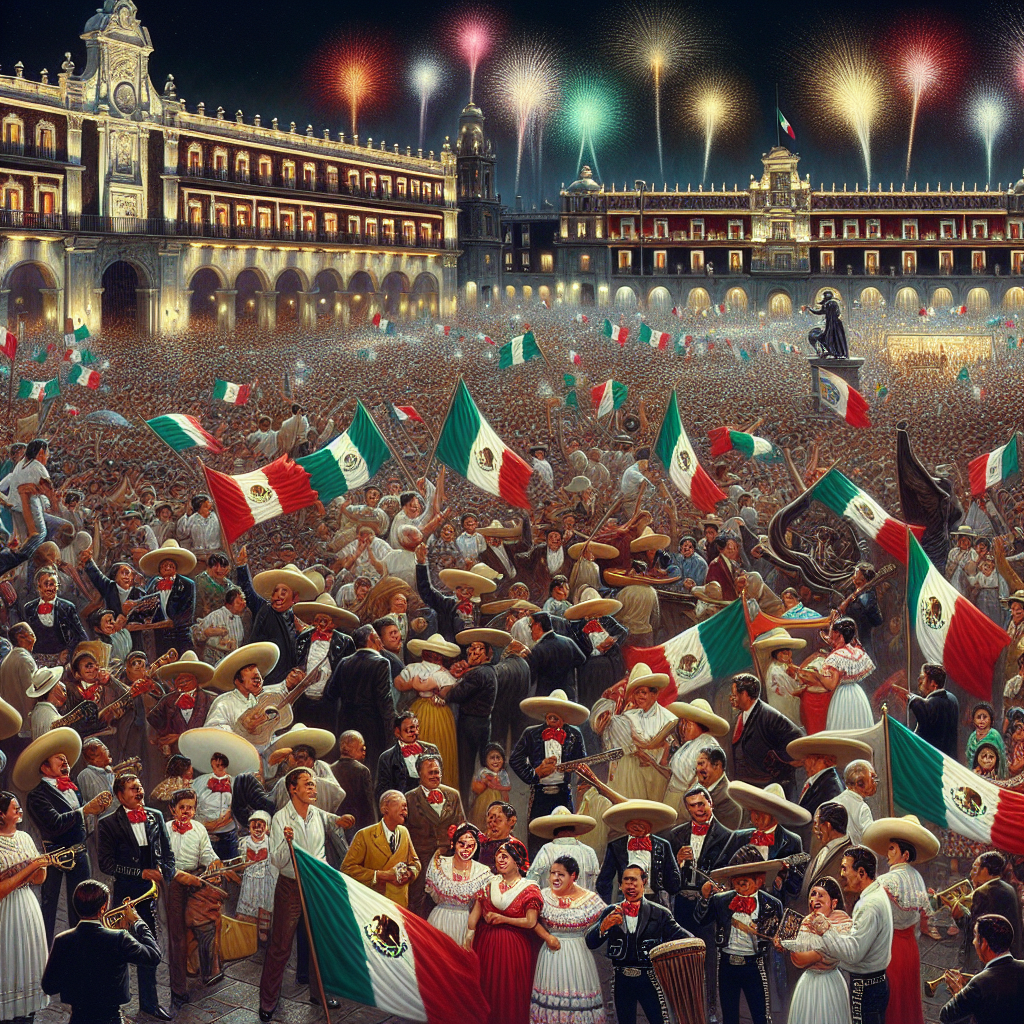 Day Of Independence - Mexico Painting Number Kit