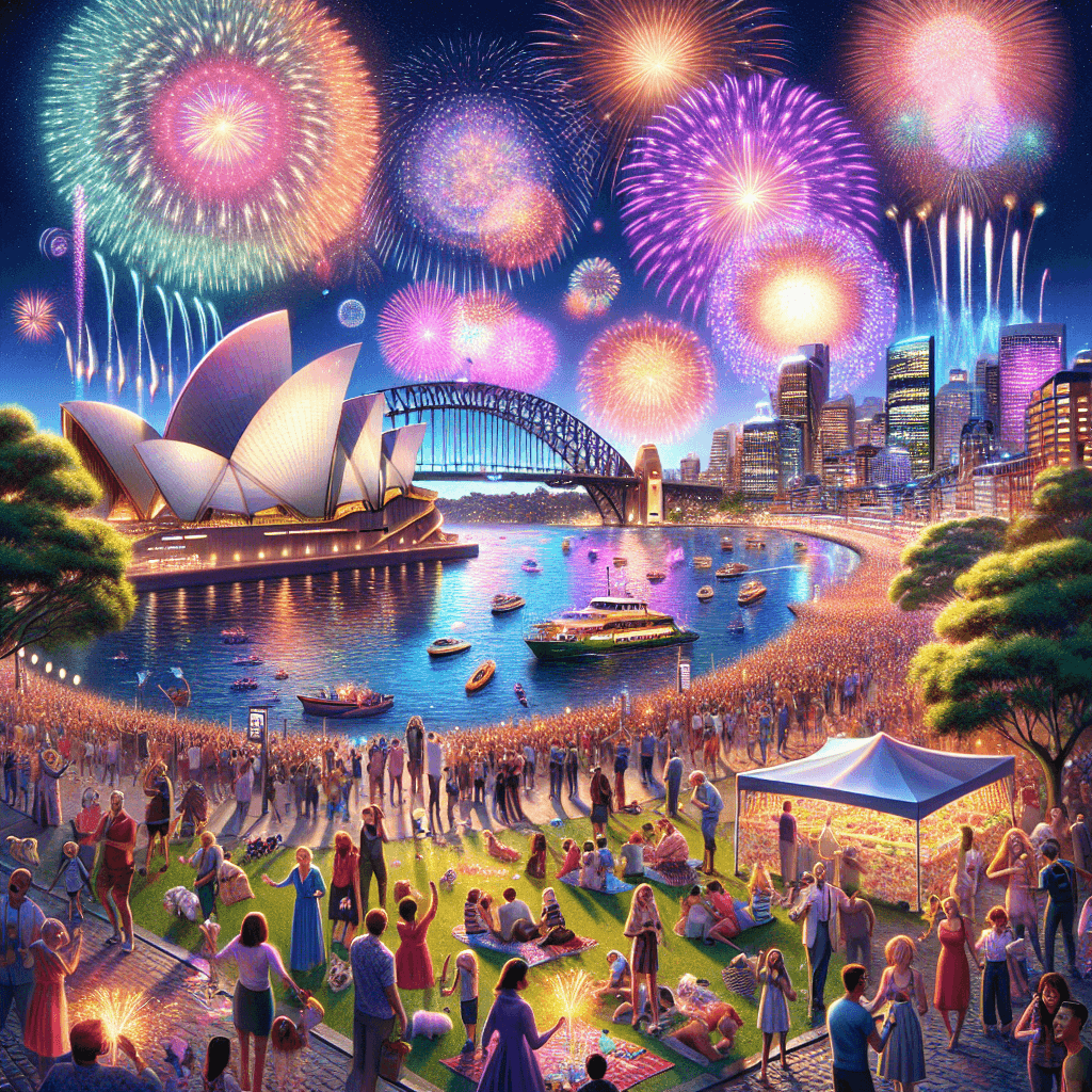 New Year's Eve - Sydney, Australia DIY Paint By Numbers