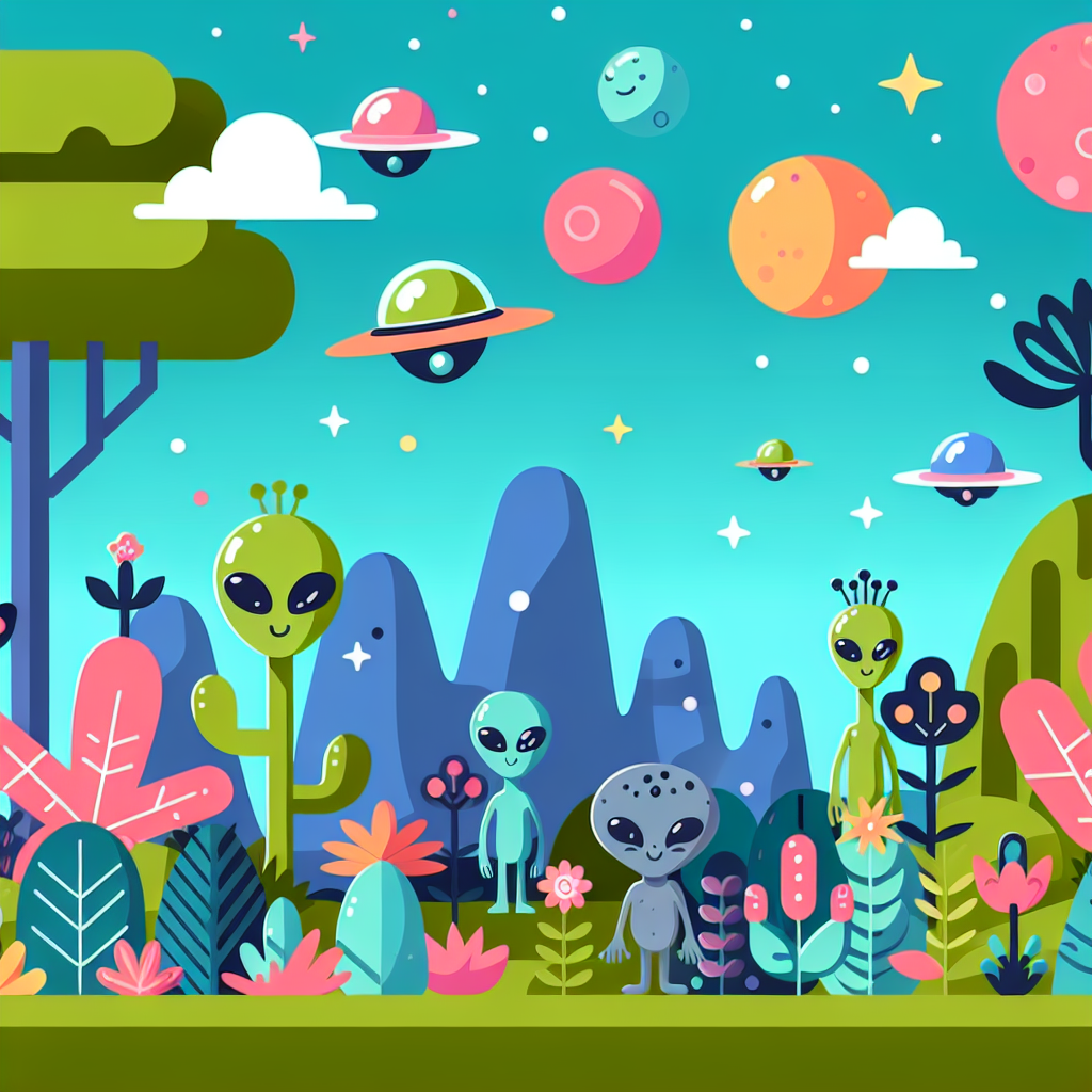 Alien Oasis Paint By Numbers Kits