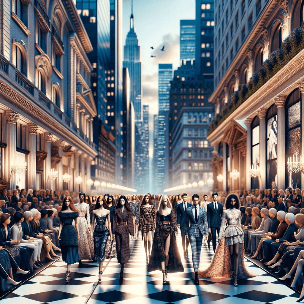 New York Fashion Week - New York City Painting By Numbers Kit