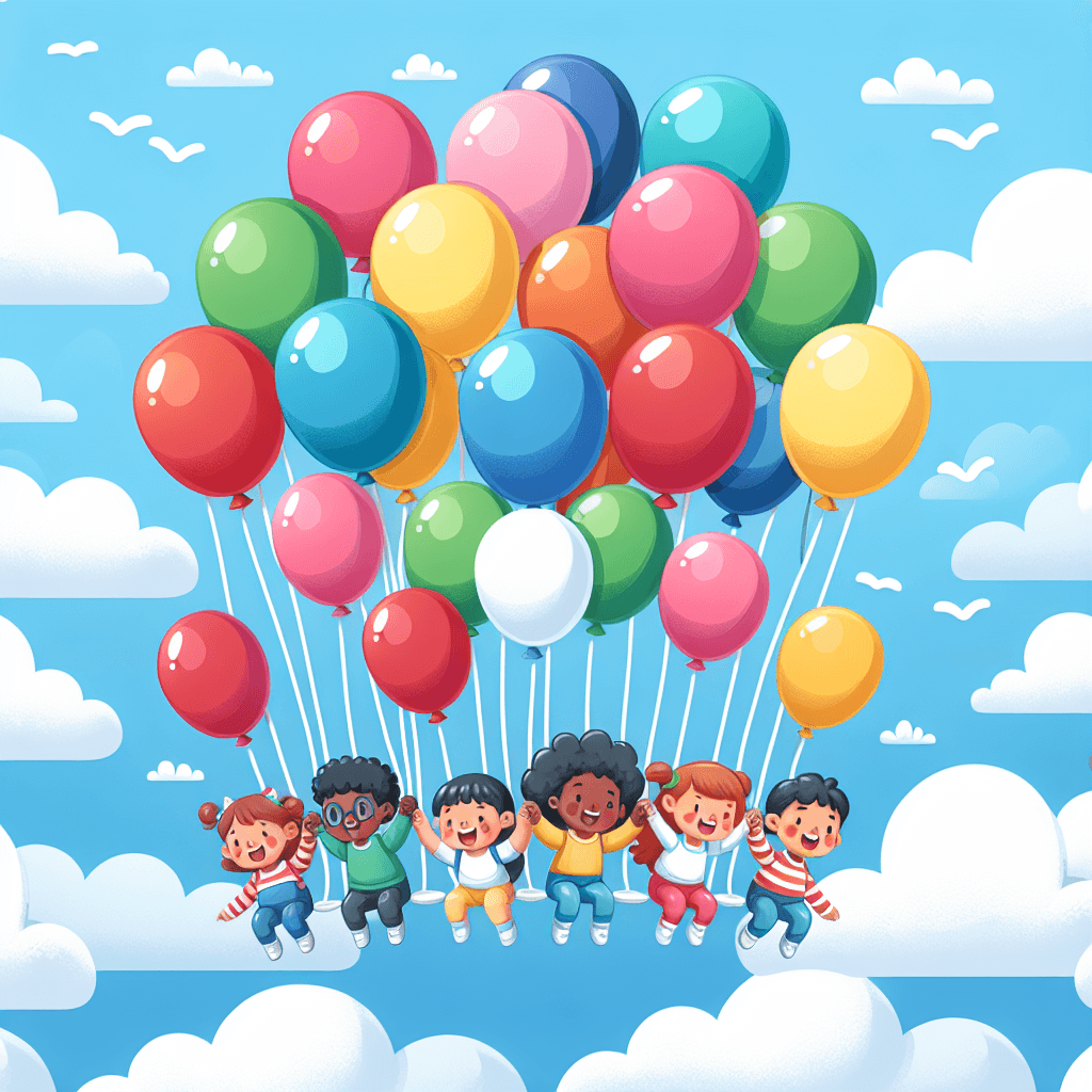 Bouncy Balloon Ride Paint By Numbers Kits
