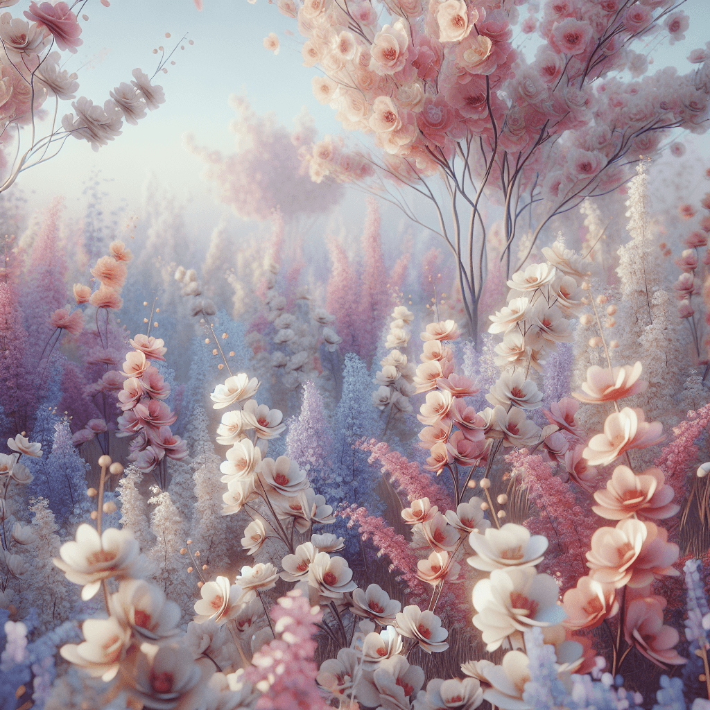 Dreamy Floral Reverie Paint By Number