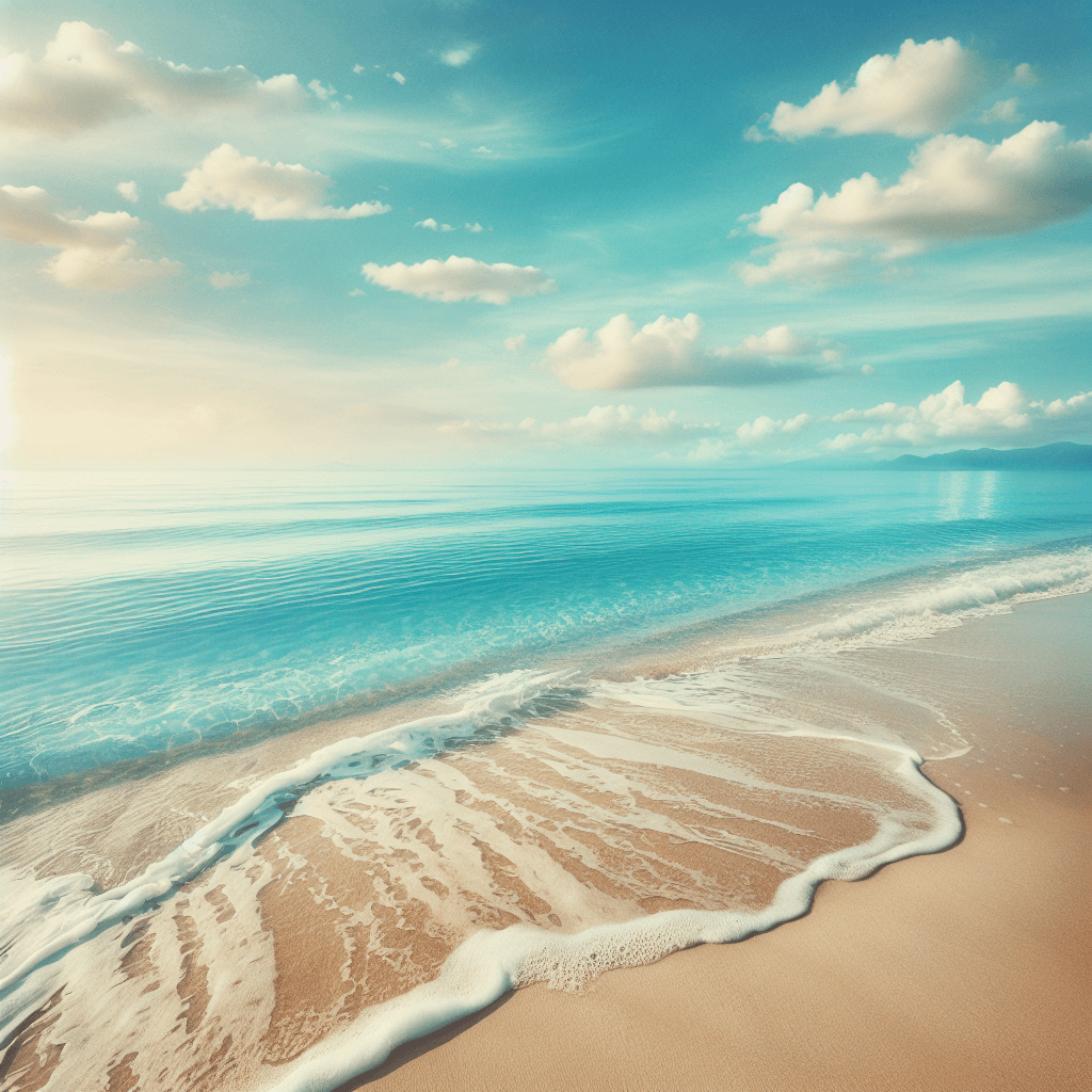 Serene Ocean View Paint By Color