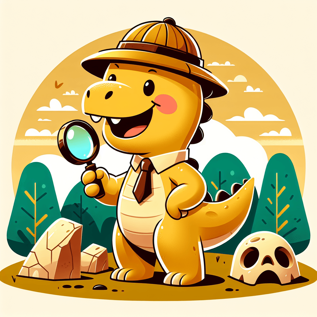 Dinosaur Detective Agency Paint By Numbers Art