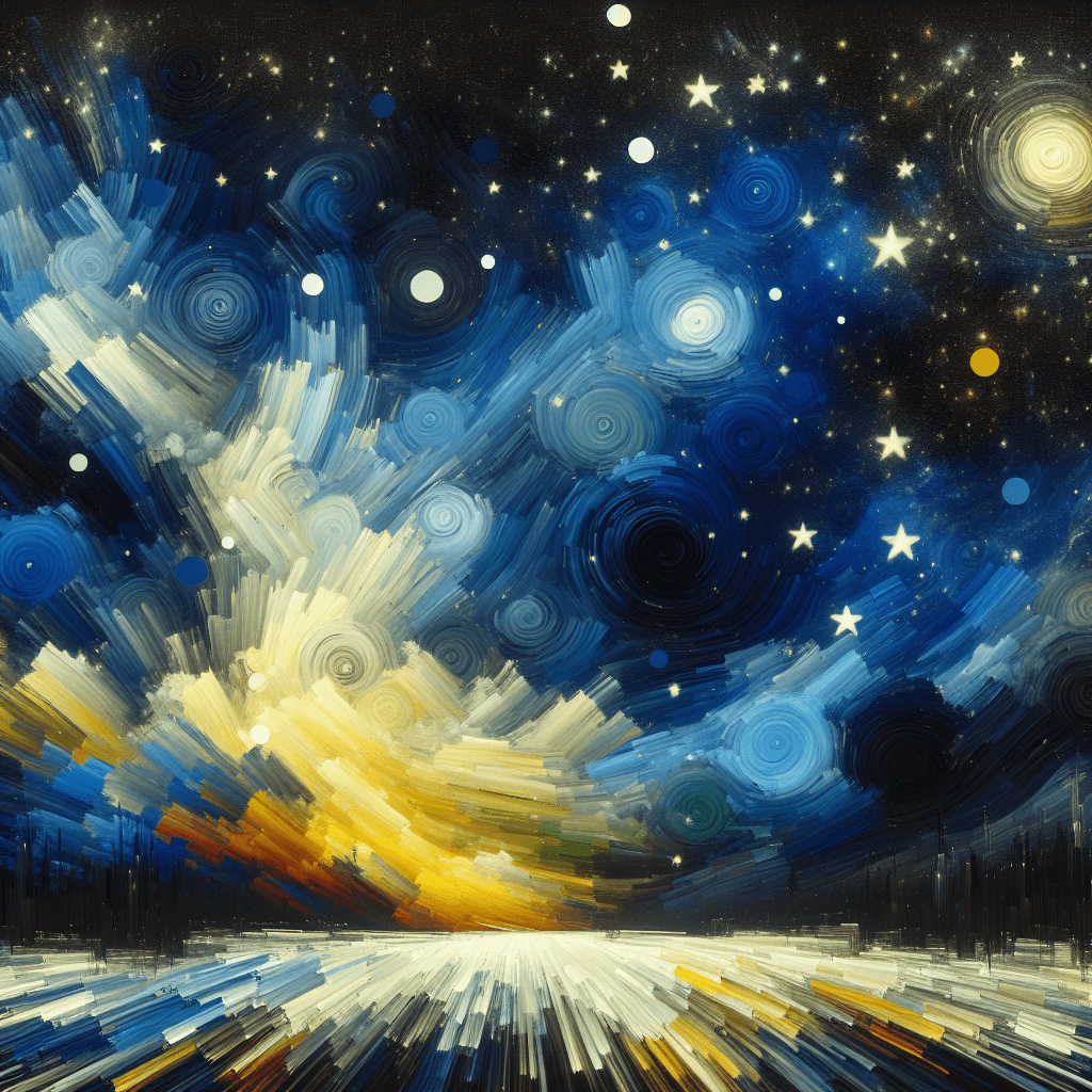 Van Gogh's Starry Nightscape Painting By Numbers Kit