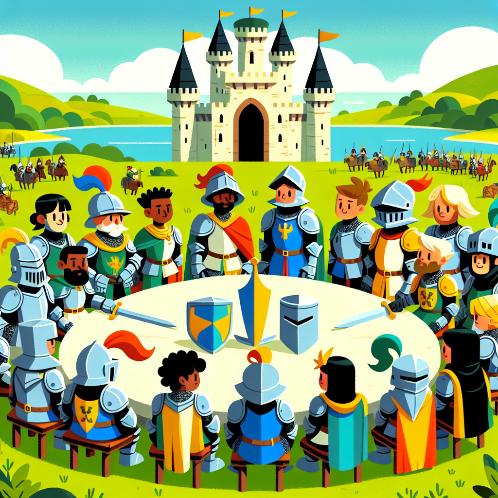 Knights Of The Round Paint By Numbers Kits
