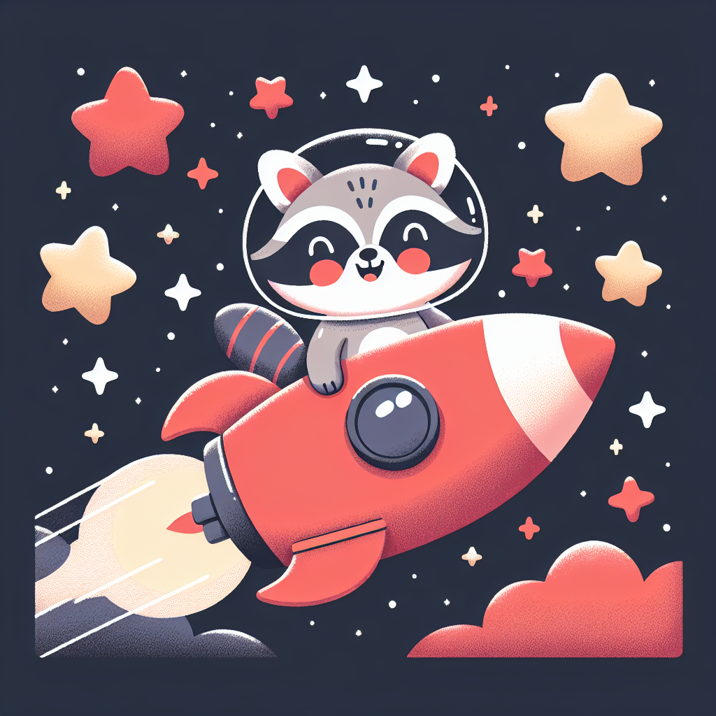 Rocket Raccoon Paint By Color