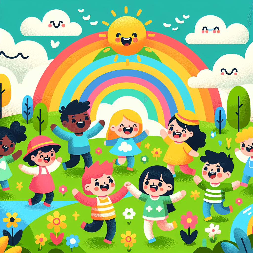 Happy Rainbow World DIY Paint By Numbers