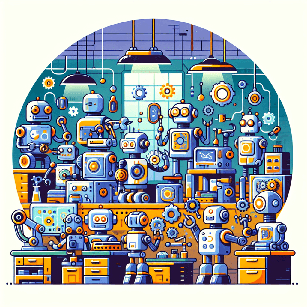 Robot Builders World DIY Paint By Numbers