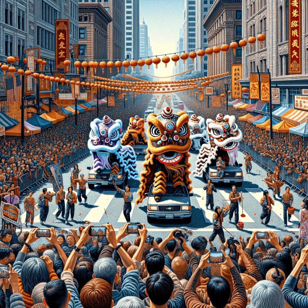 The San Francisco Chinese New Year Festival Paint By Number