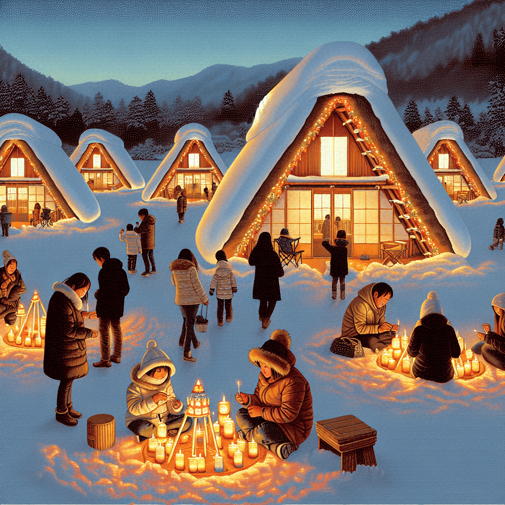 Yokote Kamakura Snow Festival - Japan Paint By Number