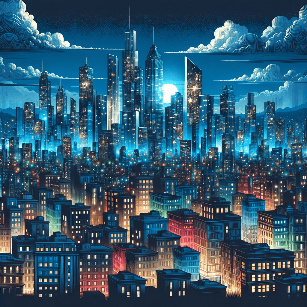Captivating Nightfall Paint By Numbers