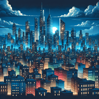 Captivating Nightfall Paint By Numbers