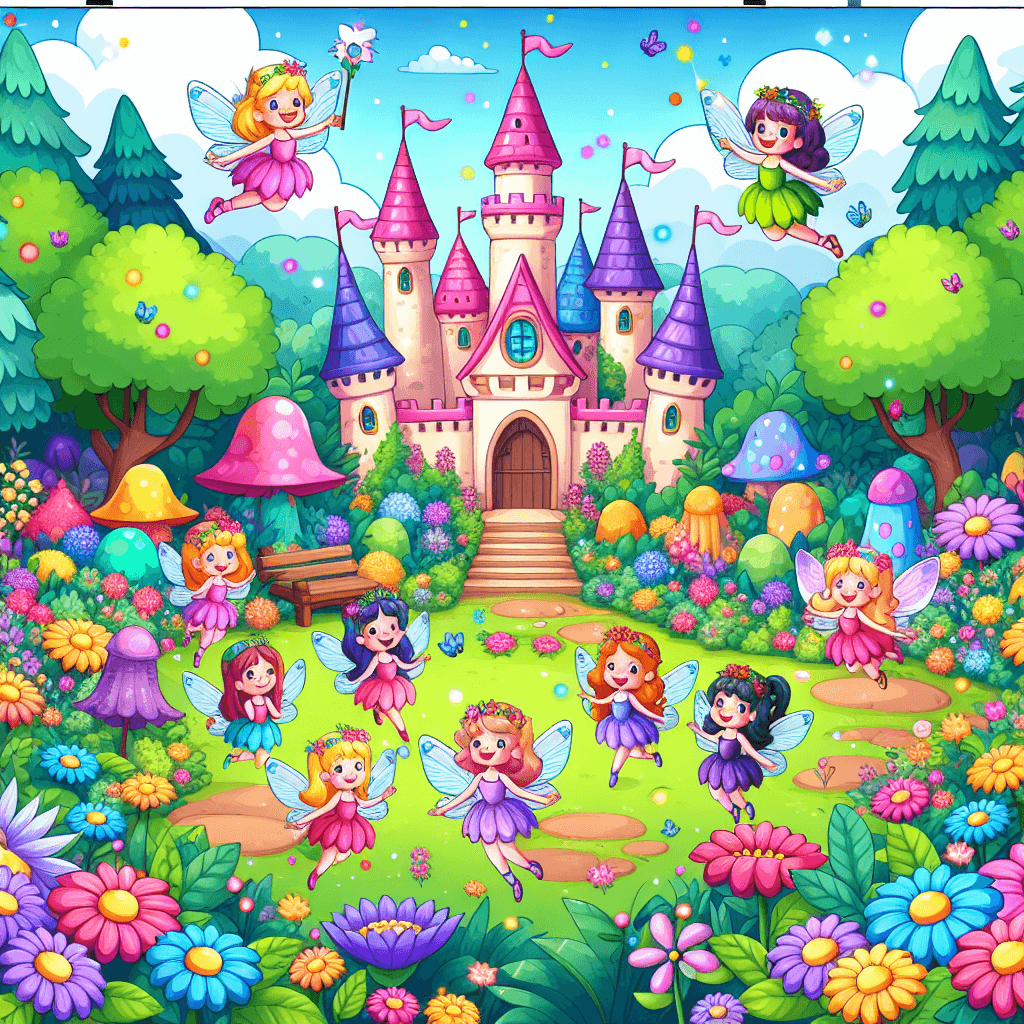 Charming Fairytale Land Painting Number Kit