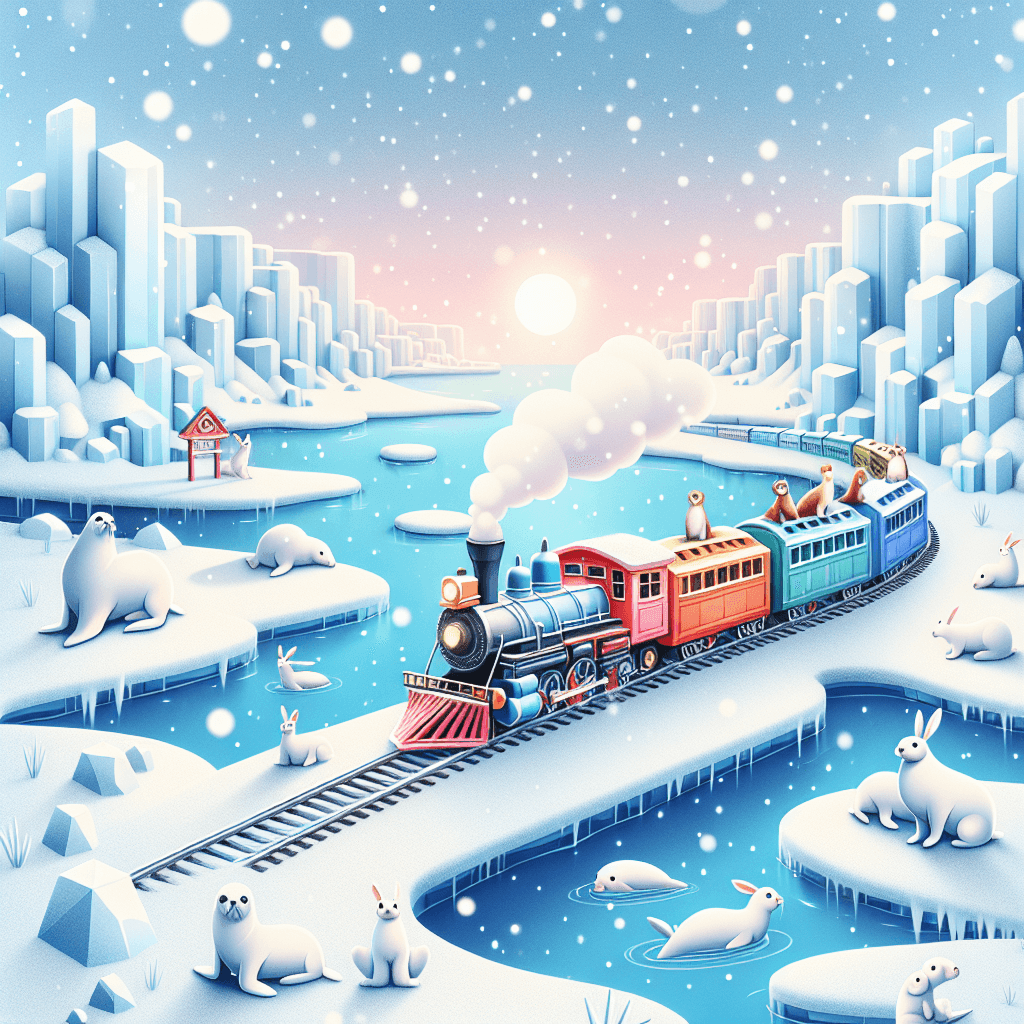 Artic Polar Express Painting By Numbers Kit