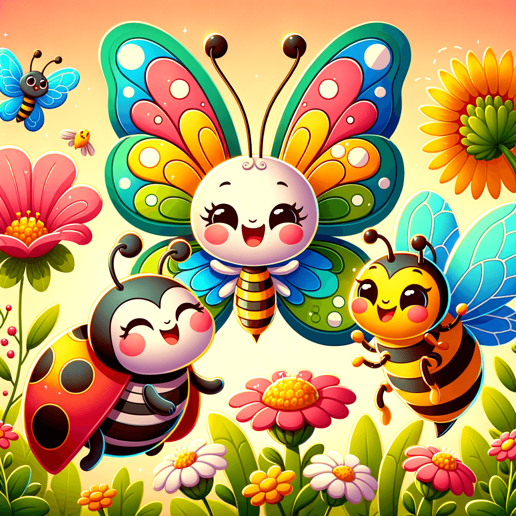 Charming Insect Friends DIY Paint By Numbers