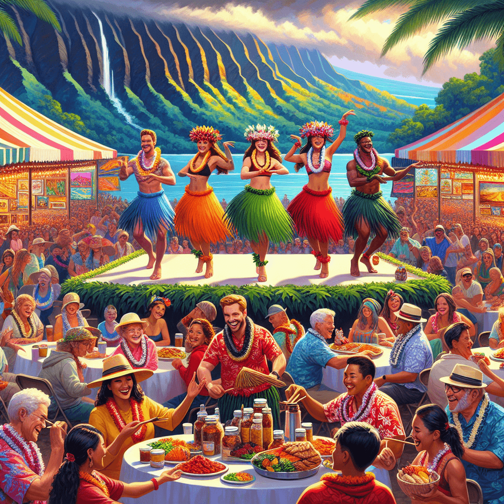 Pahoa Lava Festival - Pahoa, Hawaii, USA DIY Paint By Numbers