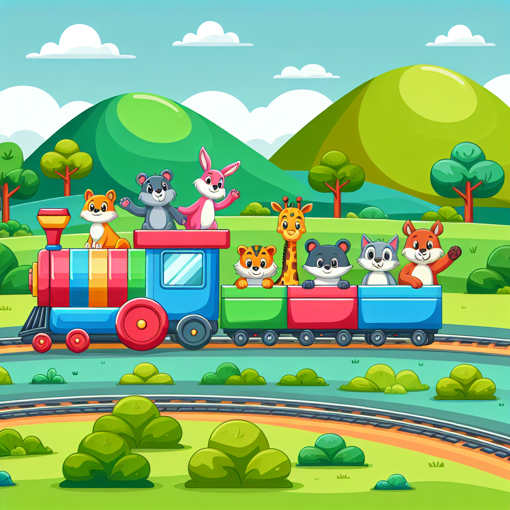 Adventurous Train Ride Paint By Number