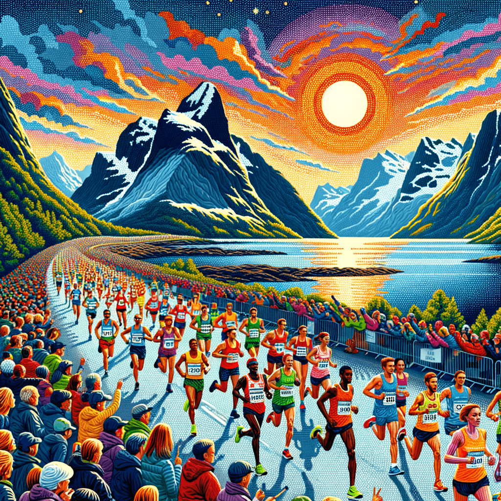 Midnight Sun Marathon - Norway Paint By Numbers Kits