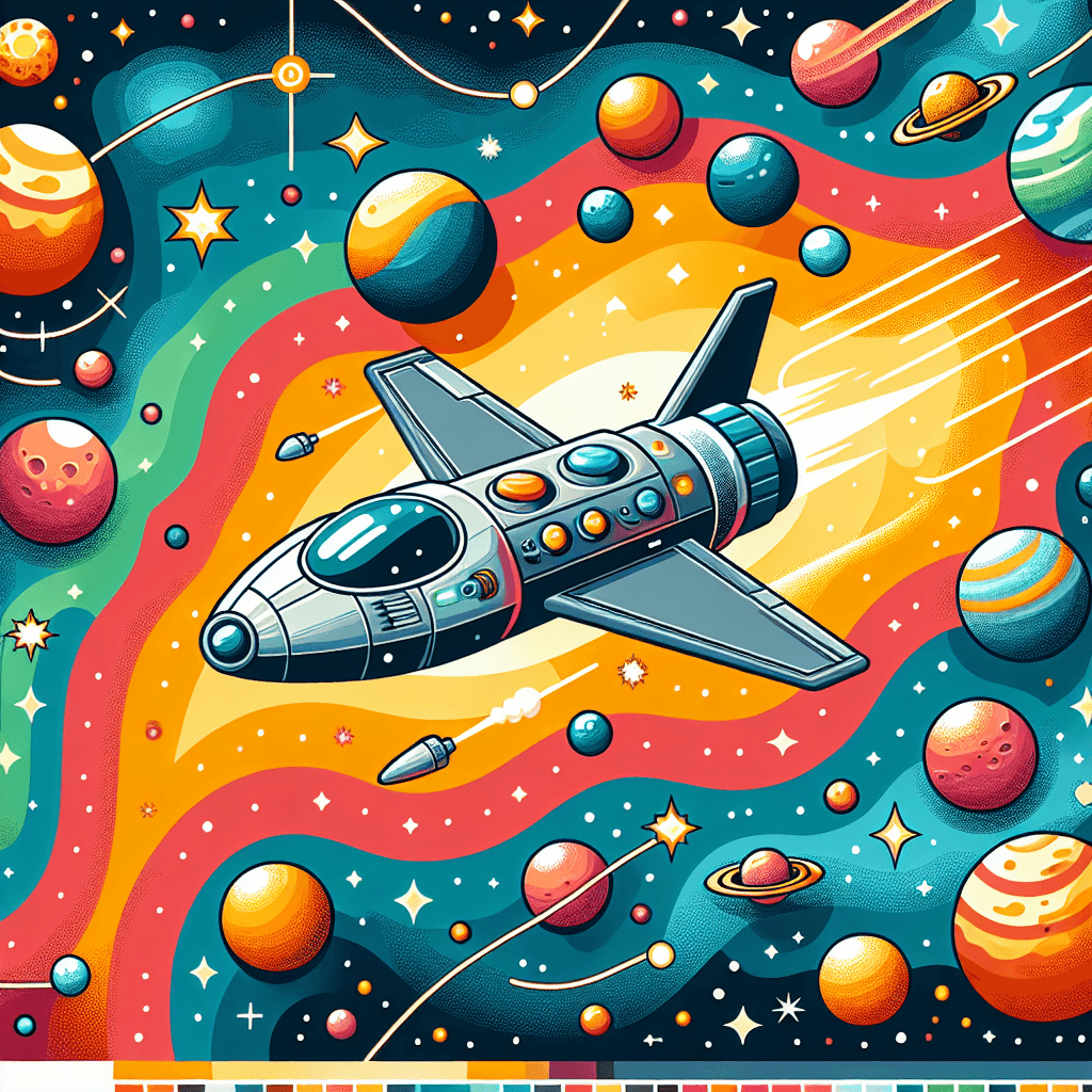 Dreamy Outer Space Voyage Paint By Numbers