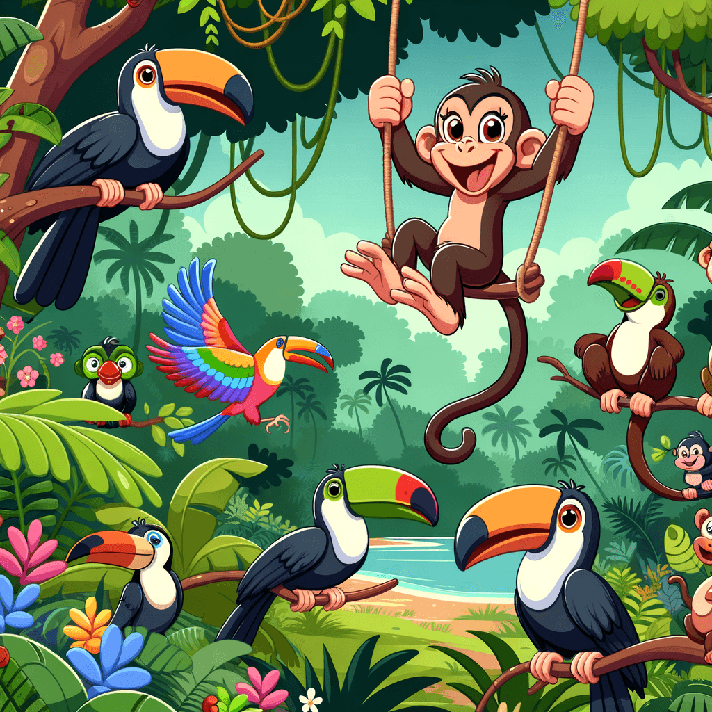 Funky Jungle Adventure Paint By Number