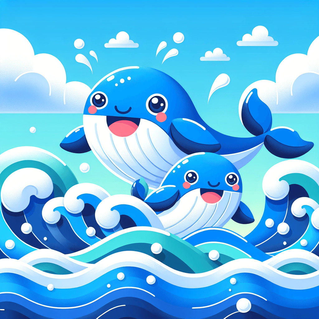 Sailing Whales Painting Number Kit