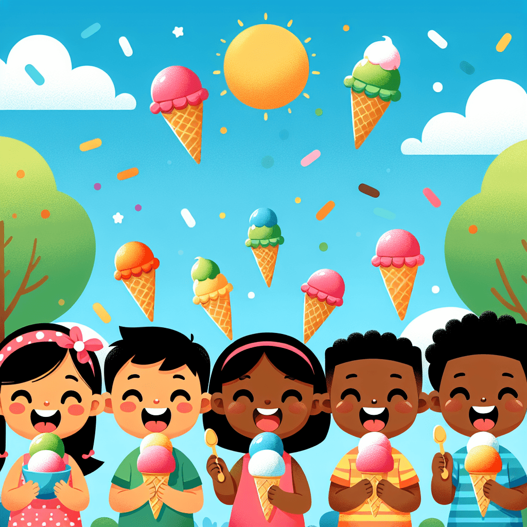 Delightful Ice Cream Party Paint By Number