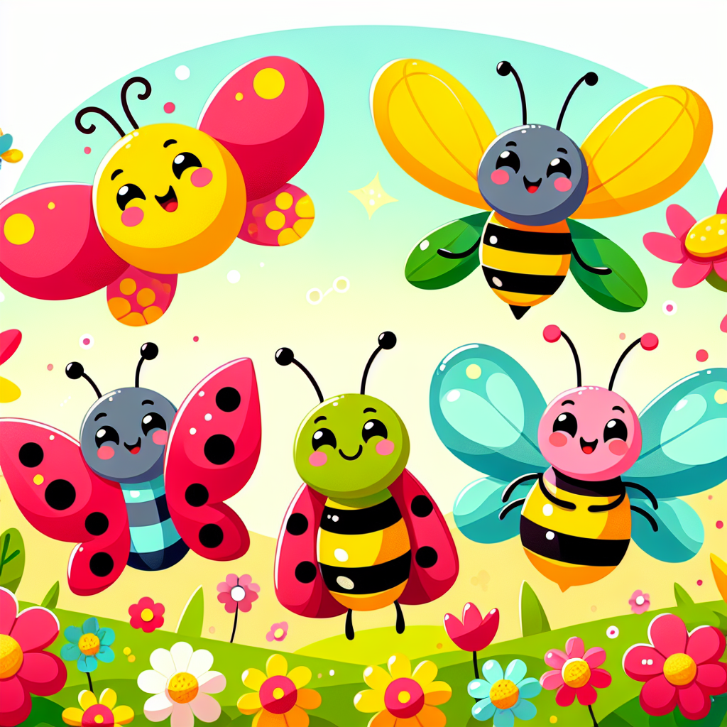 Brilliant Bugs Paint By Number