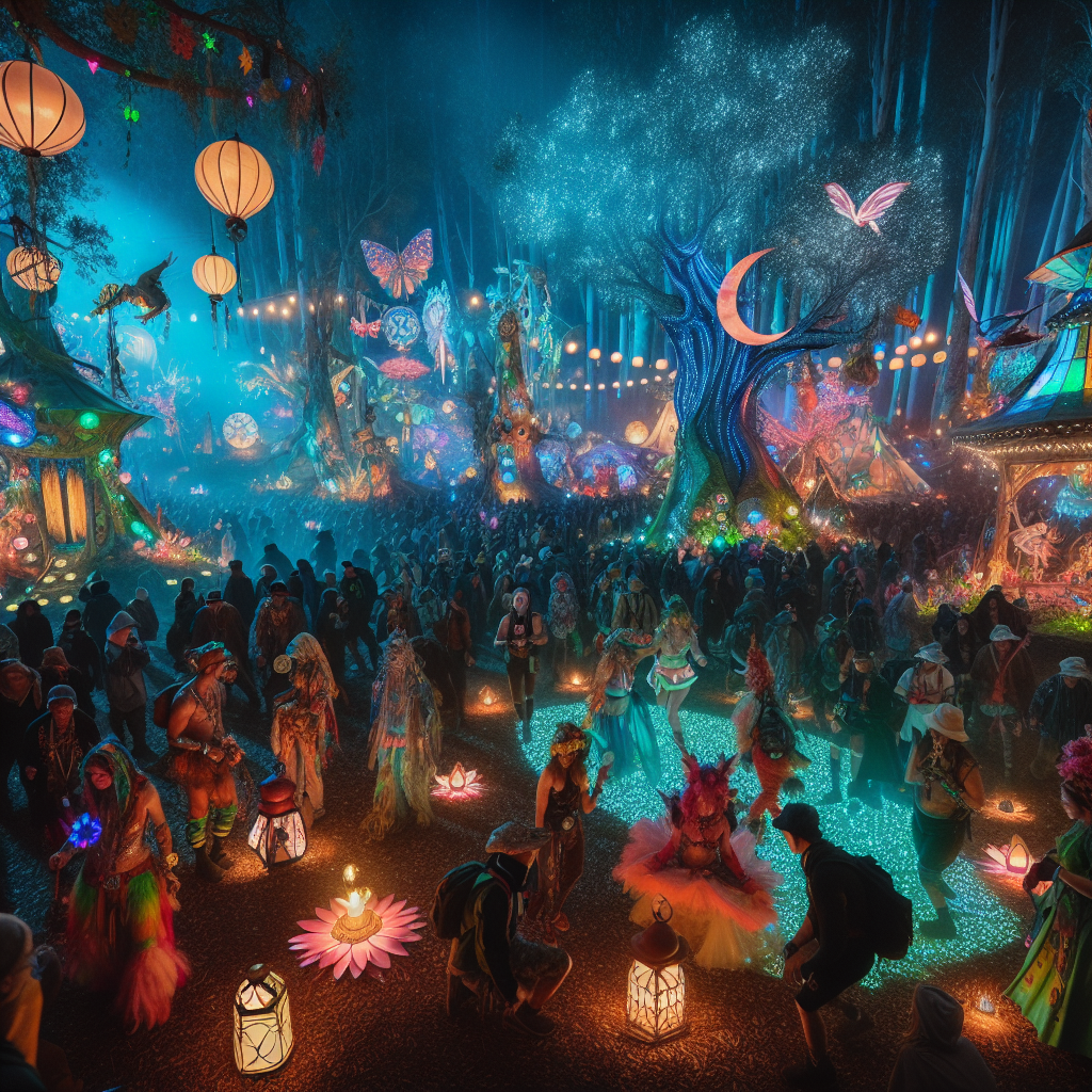 Electric Forest Festival - Rothbury, Michigan, USA Paint By Numbers Kits