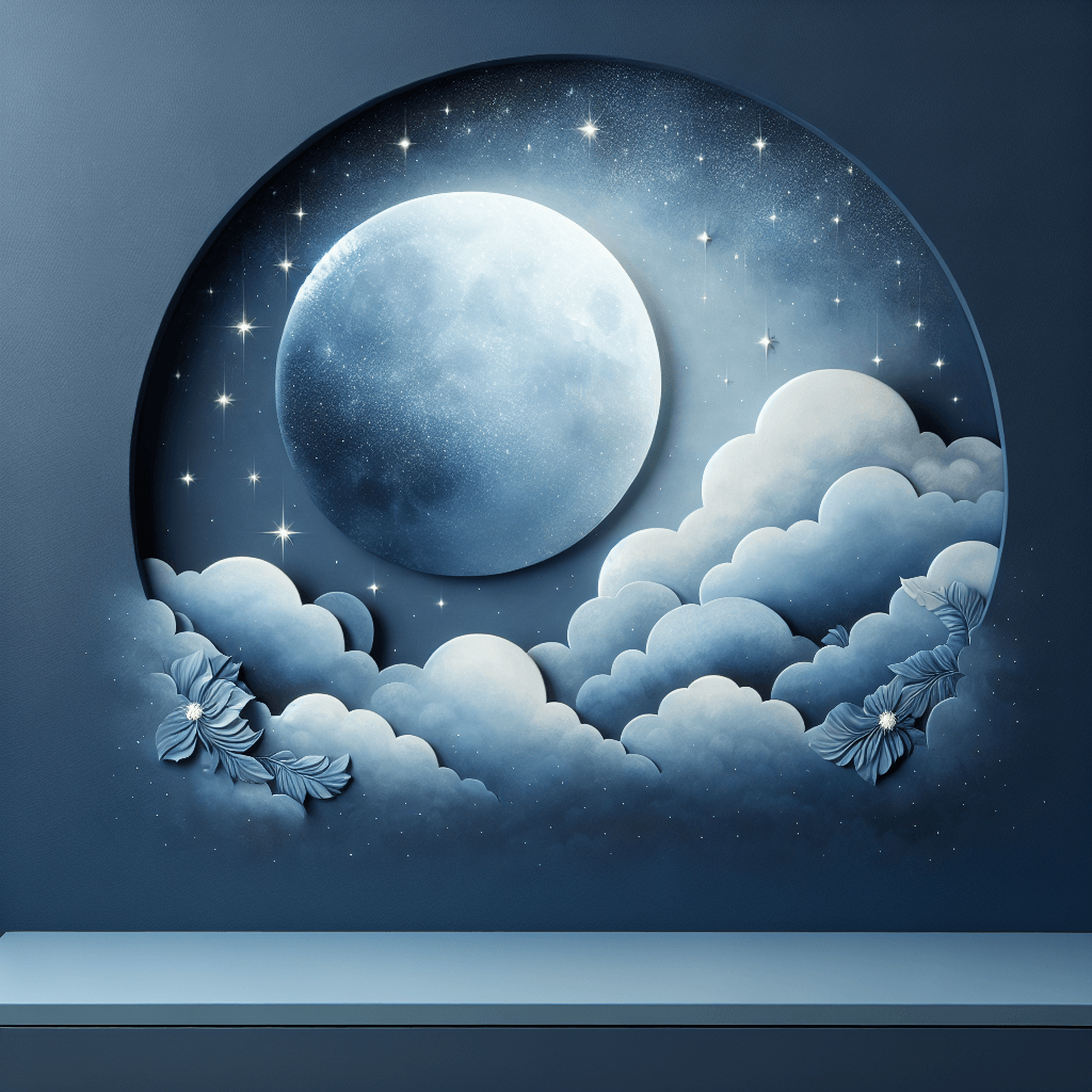 Celestial Moonlight Dance Number Painting