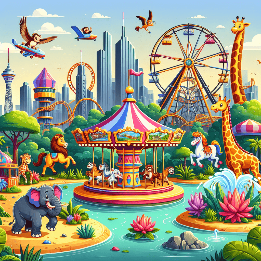 Wild Adventure Park Numbered Painting Kits