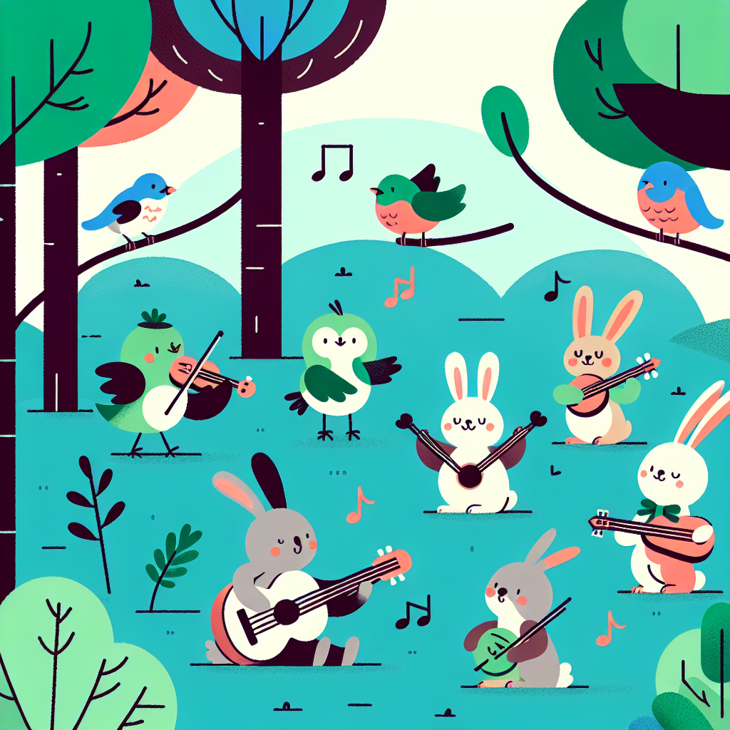 Sweet Forest Symphony Painting Number Kit