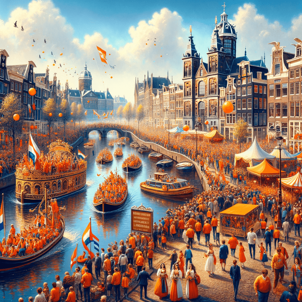 Koninginnedag - Netherlands Painting Number Kit