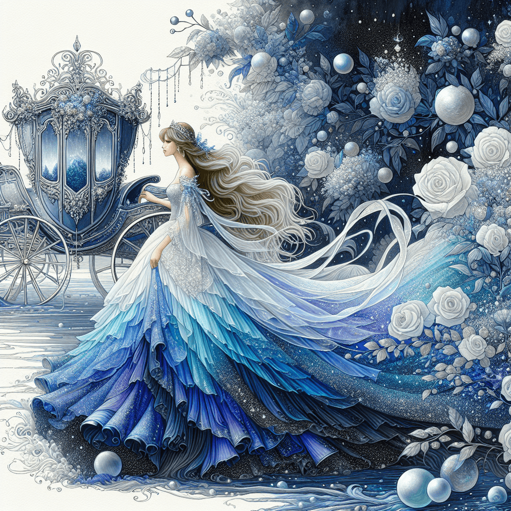 Cinderella's Midnight Elegance Painting By Numbers Kit