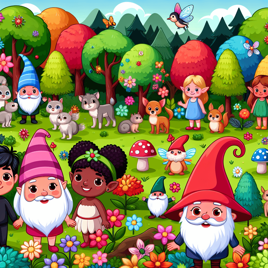 Joyful Magical Forest Paint By Number