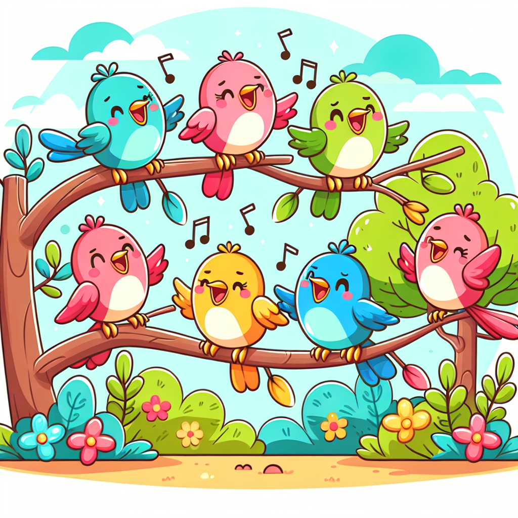 Singing Birds Painting By Numbers Kit