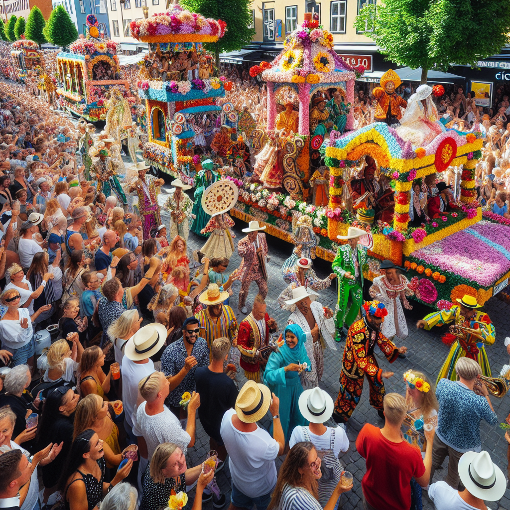 The Carnival Of Norrköping - Sweden Paint By Numbers Kits